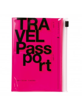 Passport Case Neon Pink - Travel kit