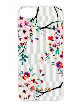 Smartphone case back cover Stripe Bouquet - PAUL & JOE La Papeterie