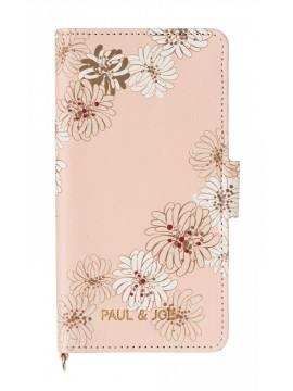 Smartphone case flip type for iPhone 7 Chrysanthemum - PAUL & JOE La Papeterie