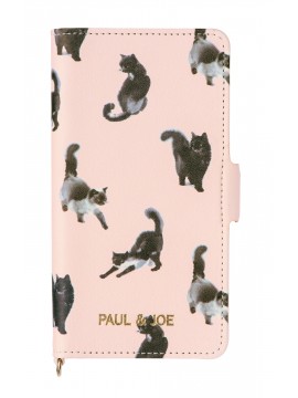 Smartphone case flip type for iPhone 7 Stripe Bouquet - PAUL & JOE La Papeterie