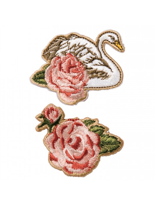 Embroidery Sticker Cygnes En Fleurs Paul Joe La Papeterie Marks Store