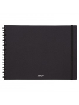 Landscape Notebook + Sticky Notes Set Black - Ideation EDiT