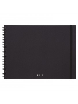 Landscape Notebook + Sticky Notes Set Black - Ideation EDiT