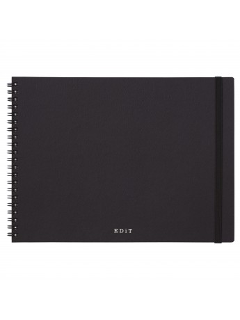 Landscape Notebook + Sticky Notes Set Black - Ideation EDiT