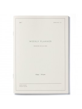Softcover Notebook Weekly Planner - Kartotek