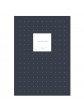 Notepad with cover Sketching Pad Dots Navy - Kartotek