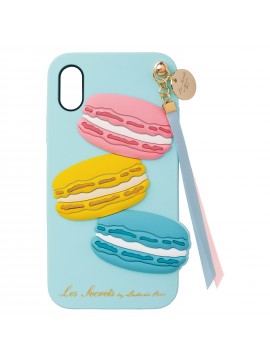 Backcover iPhone Xs X Macaron Menthe - Les Secrets de Ladurée