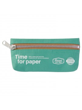 Trousse rectangulaire Menthe - Time for paper