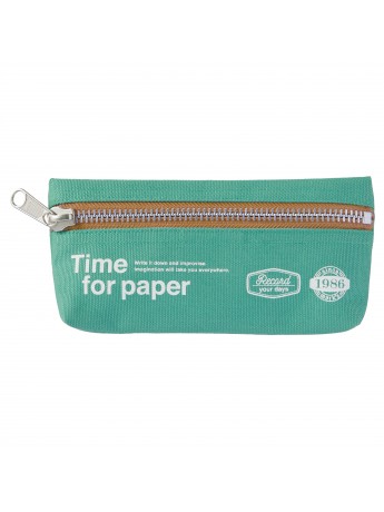 Trousse rectangulaire Menthe - Time for paper