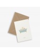 Greeting Card Bath tube - Kartotek Copenhagen