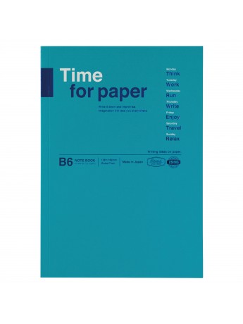 Carnet de notes Souple B6 Turquoise - Time for paper