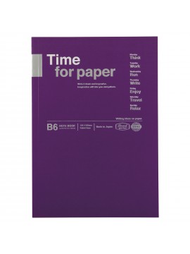 Carnet de notes Souple B6 Violet - Time for paper