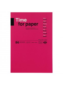 Carnet de notes Souple B6 Rose - Time for paper