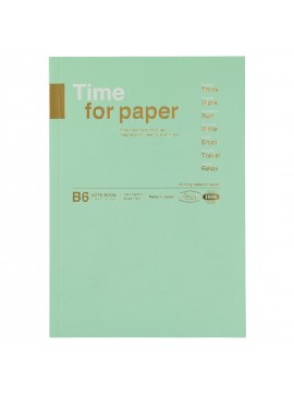 Carnet de notes Souple B6 Menthe - Time for paper