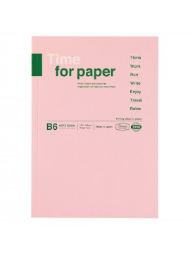 Carnet de notes Souple B6 Rose Clair - Time for paper
