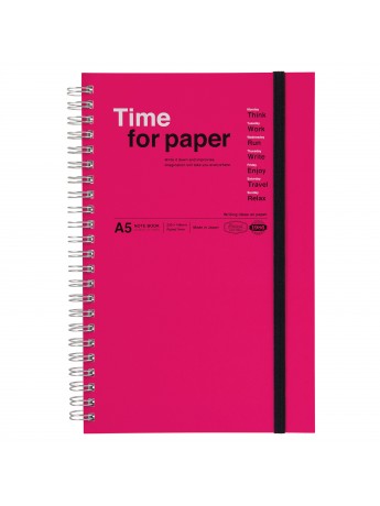 Carnet de notes A5, nouveau journal moyen à couverture rigide, carnet de  notes, bloc-notes (rose)