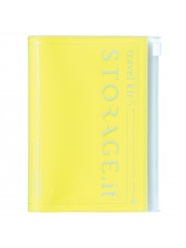 Passport Case Neon Yellow - STORAGE.IT