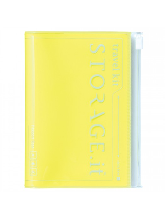 Passport Case Neon Yellow - STORAGE.IT - Marks-store