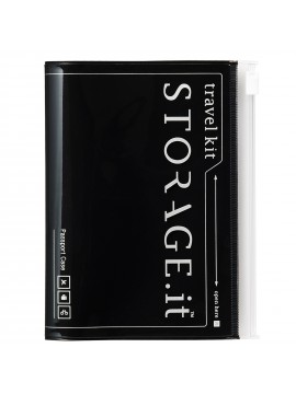 Passport Case Black - STORAGE.IT