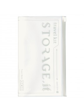 Travel Wallet White - STORAGE.IT