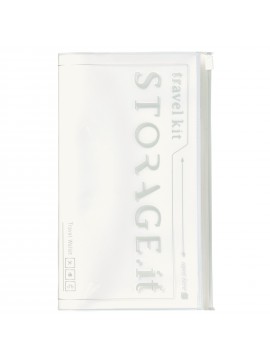 Travel Wallet White - STORAGE.IT