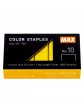 Staples Color Refill High Performance Staples Yellow N-10 - 1000 pcs - MAX
