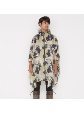 Rain Poncho Unisex Botanical Leaf - KIU 