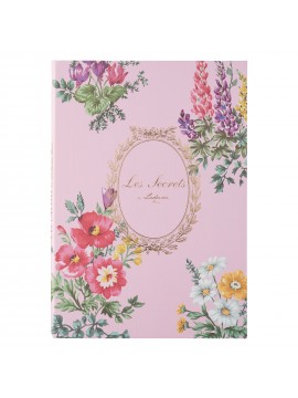 Notebook B6 Bouquet de Fleurs Rose - Les Secrets by Ladurée