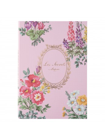 Carnet de notes B6 Bouquet de Fleurs Rose - Les Secrets by Ladurée