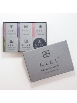 Gift Box of 5 small boxes of incense - hibi