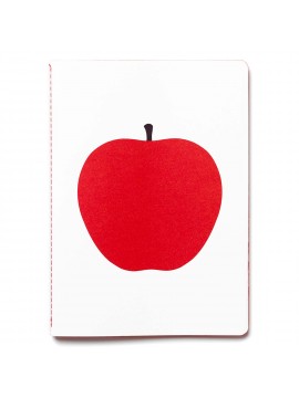 Notebook A6 Singer Sewn Enzo Mari Apple - PdiPigna