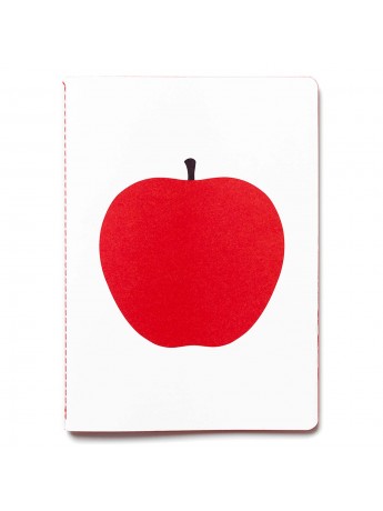 Notebook A6 Singer Sewn Enzo Mari Apple - PdiPigna