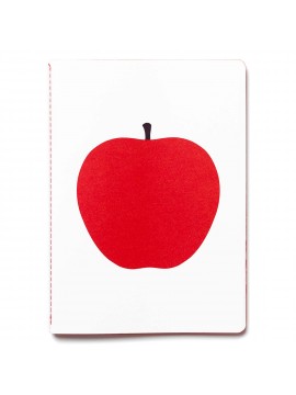Notebook A5 Singer Sewn Enzo Mari Apple - PdiPigna