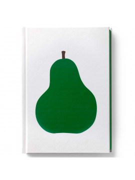 Notebook A5 Hard Cover Enzo Mari Pear - PdiPigna