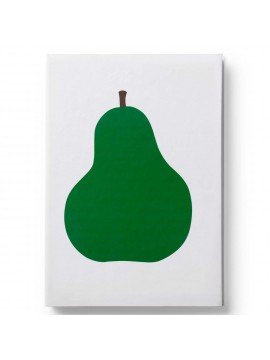 Notebook A5  Soft Cover Enzo Mari Pear - PdiPigna