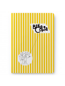 Notebook A5 Singer Sewn Bella Copia Yellow - PdiPigna 