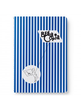 Notebook A5 Singer Sewn Bella Copia Blue - PdiPigna 