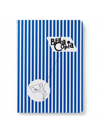 Notebook A5 Singer Sewn Bella Copia Blue - PdiPigna 