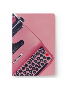 Notebook Singer Sewn A6 Olivetti Pink - PdiPigna