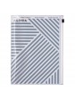 Diary 2023 A5 Vertical Type Zipped Recycled Cover 16 hours Gray - Geometric Mark's