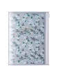 Diary 2023 A6 Vertical Type Zipped Recycled Cover 16 hours Gray - Flower Mark's