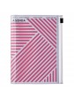 Diary 2023 A6 Vertical Type Zipped Recycled Cover 16 hours Purple - Geometric  Mark's