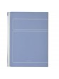 Notebook A5 Recycled PVC cover with zipper Blue - Storage.it Mark's