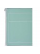 Notebook A5 Recycled PVC cover with zipper Mint - Storage.it Mark's