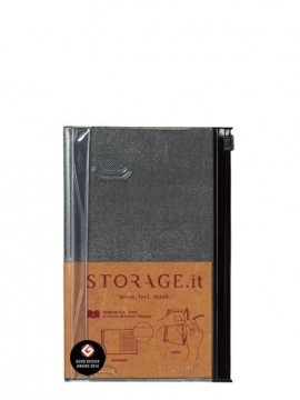 Notebook S Denim Black - STORAGE.it