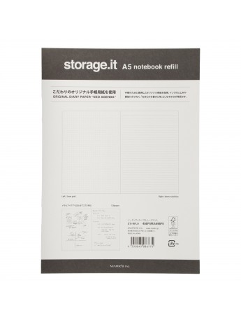 Refill for A5 Notebook STI-NB60 - Storage.it Mark's
