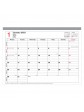 2023 Monthly Desktop Calendar Size S Black - Mark's