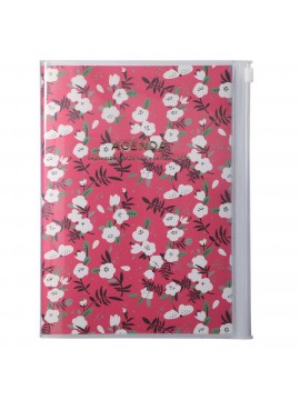 Agenda A5 2024 - Tissu Corail