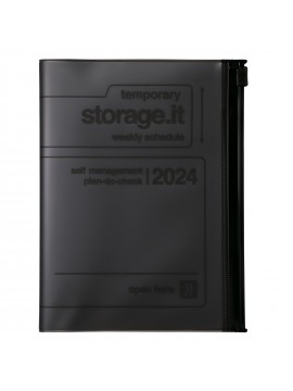 2024 Diary A6 Storage.it / Black