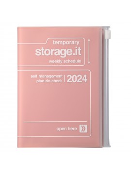 2024 Diary A6 Storage.it / Pink